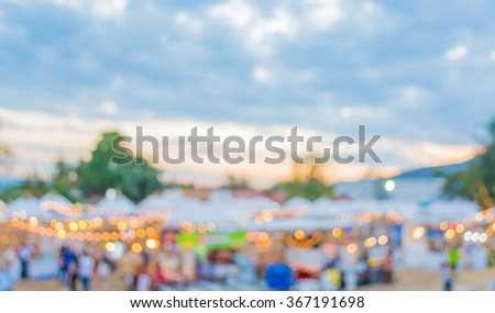 abstract blur image of day festival for background usage.