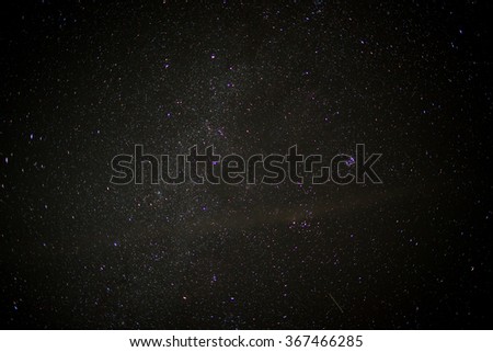 Background with clear sky full of stars.