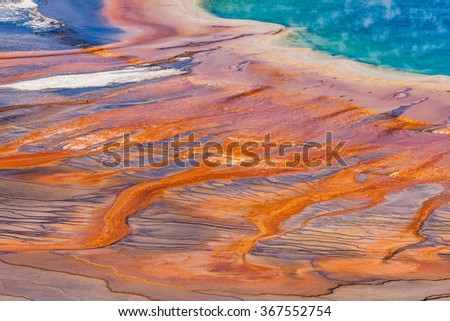 Grand Prismatic Spring in Yellowstone Nationalpark, USA