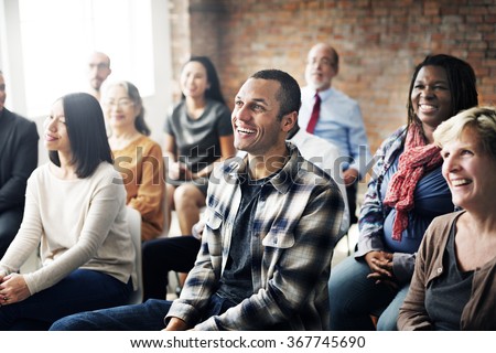 Corporate Seminar Conference Team Collaboration Concept Royalty-Free Stock Photo #367745690