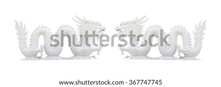 Chinese white dragon