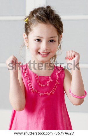 Happy little girl Royalty-Free Stock Photo #36794629