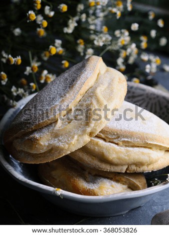 Russian cookies with cottage cheese