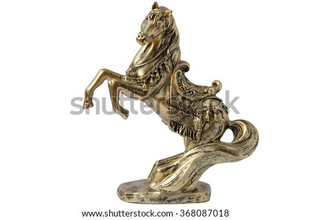 horse statue in bronze Royalty-Free Stock Photo #368087018