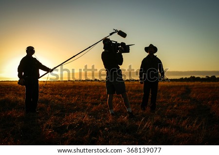 camera crew in action Royalty-Free Stock Photo #368139077