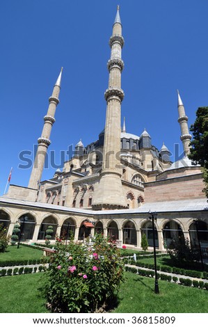 Selimiye mosque in Edirne Turkey