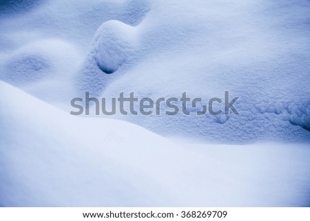 Abstract snow shapes 