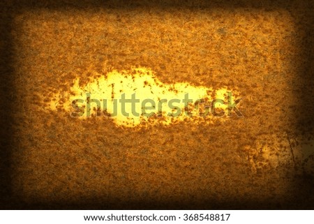 textural background yellow iron