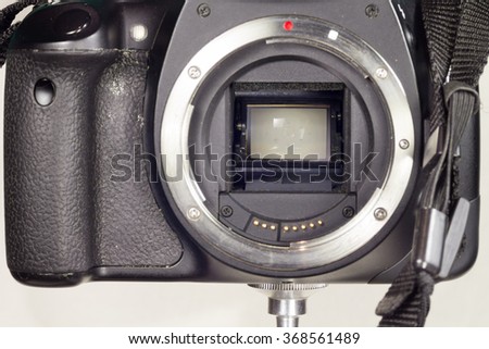 Mirror and Shutter Mechanism DSLR Camera