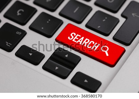 Black keyboard with SEARCH button