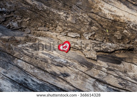 Valentines day. red and white heart on old wood textures. abstract backgrounds.