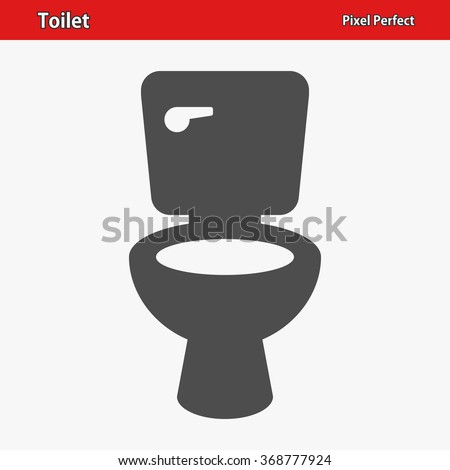 Toilet Icon. Professional, pixel perfect icons optimized for both large and small resolutions. EPS 8 format. Royalty-Free Stock Photo #368777924