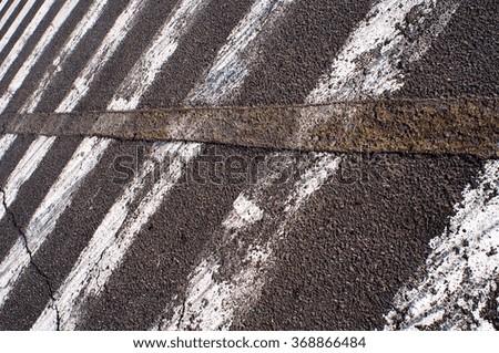 stripes on asphalt
