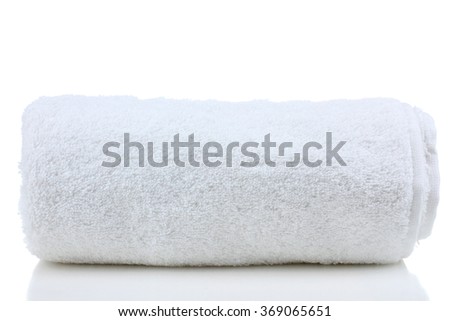 Download Rolled Up Blue Beach Towel On White Background Stock Photos And Images Avopix Com