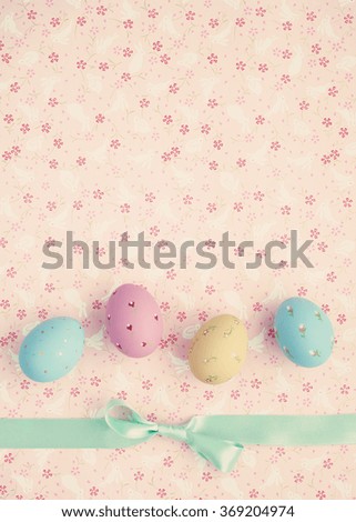 Beautiful easter eggs