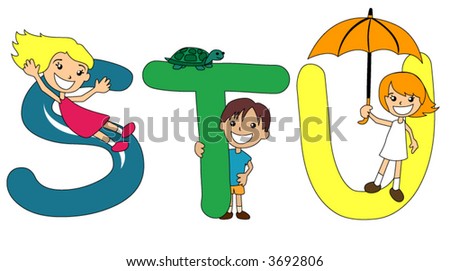 The Alphabet Preschool Series - Vector