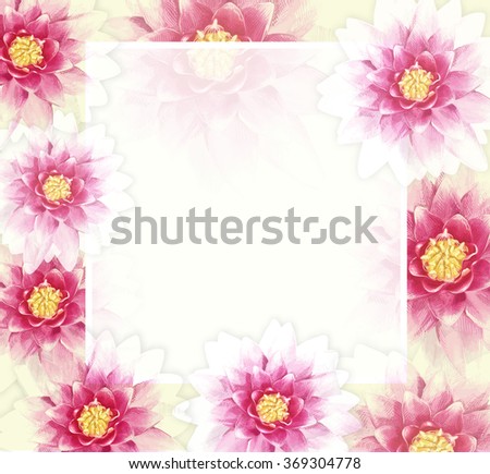 Vector colorful background with flowers. EPS10.