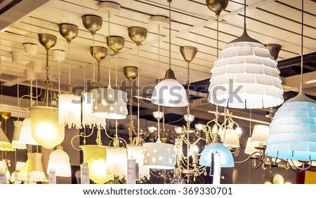 electric- light store Royalty-Free Stock Photo #369330701