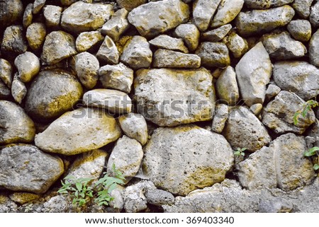 Rock Stone Wall