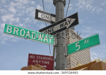 New York - Street Signs