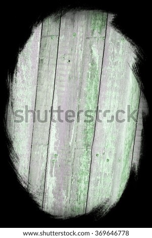 Green Grunge Wooden Background / Background picture made of old green wood boards