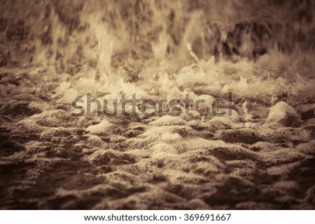 Vintage abstract background of bubble water