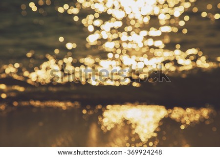 Abstract nature sea background on the sea at sunset
