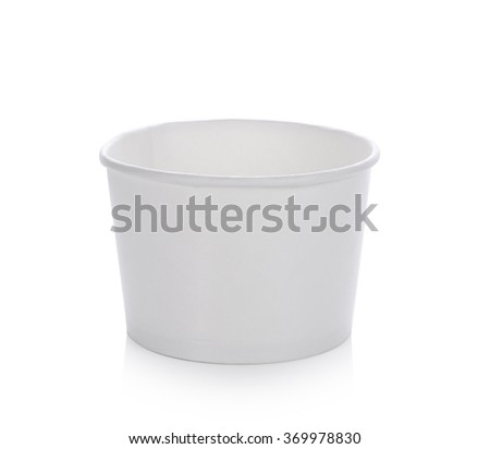 ice cream paper cups Royalty-Free Stock Photo #369978830