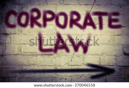 Corporate Law Concept