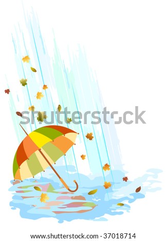 Umbrella. Vector illustration