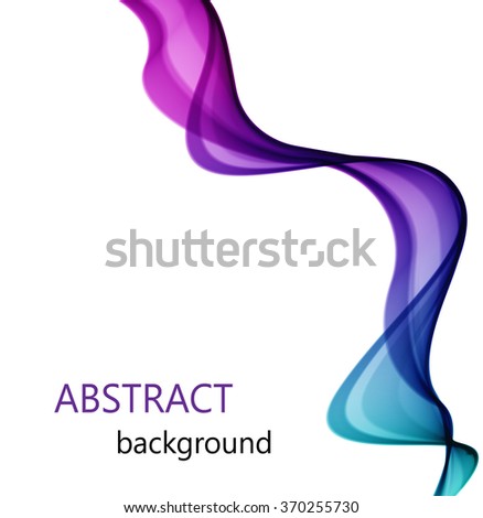 Abstract background with purple and blue wave