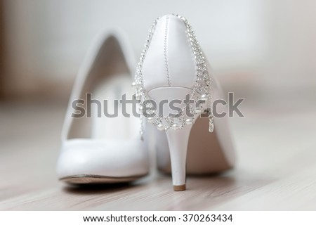 wedding shoes Royalty-Free Stock Photo #370263434