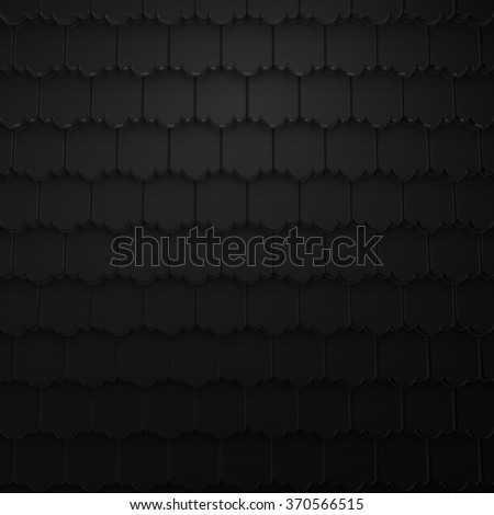Abstract 3d geometric background. Black seamless texture with shadow. Simple background texture. 3D carbon metallic seamless pattern design background texture