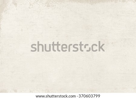 Vintage white canvas texture, book cover background Royalty-Free Stock Photo #370603799