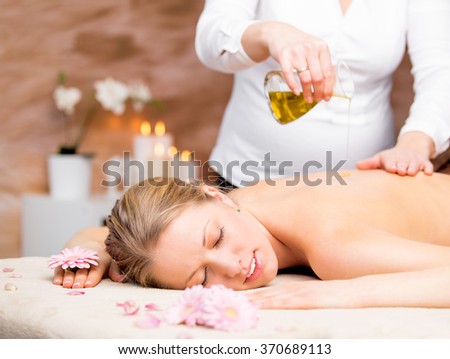 Massage in the spa