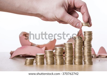 
coins on the table