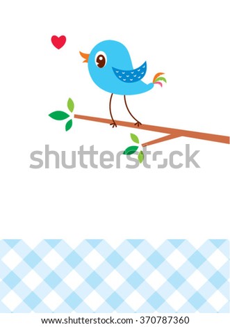 cute love bird vector illustration wallpaper