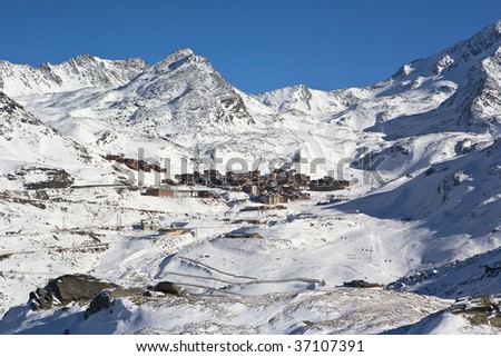 France ski resort Val Thorens 3 Valleys Alps