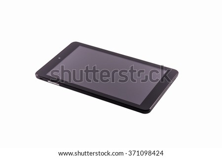 Tablet computers isolated on white