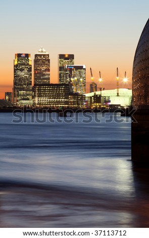 London's City Financial District - Canary Wharf
