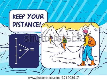 climber keeps his distance comics instruction