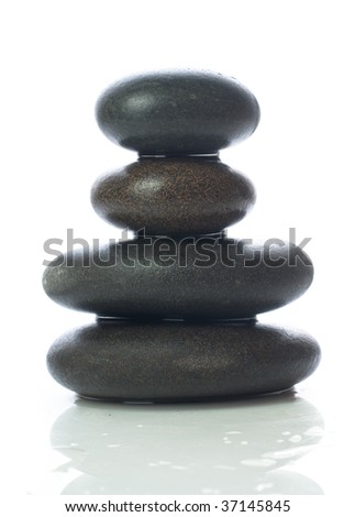 Isolated massage stones