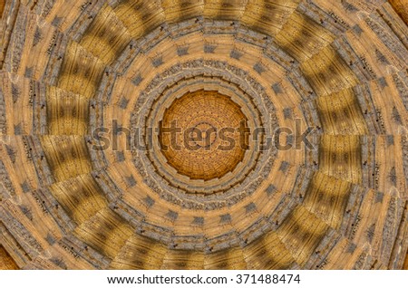 wood kaleidoscope as pattern background