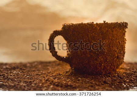 Cup of coffee soluble