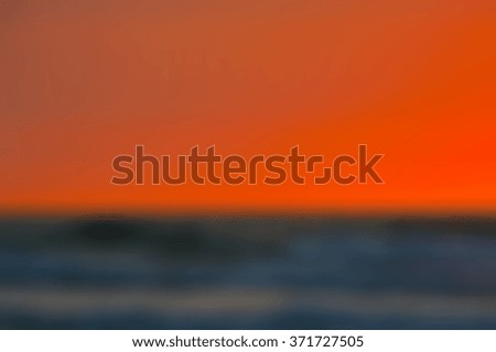soft blurred unfocused blur background texture sky sea sunset