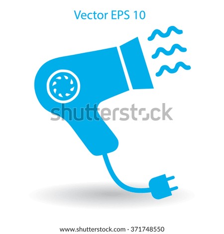 Blow-dry vector icon