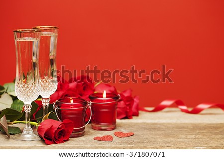Happy Valentineâ??s day. love romantic concept with roses
