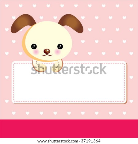 doggy message card