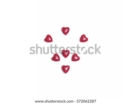 red heart chocolates