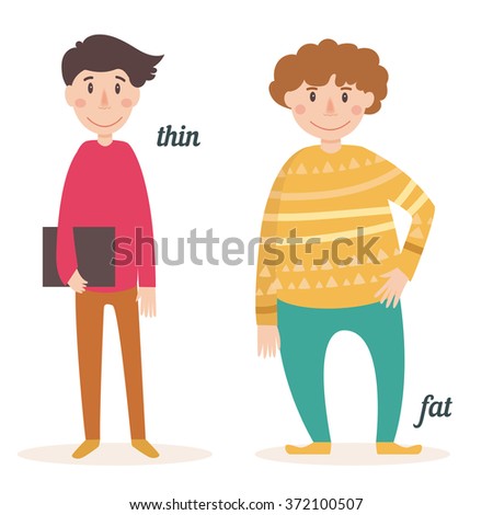 Tall short fat thin. Картинки fat thin. Thin рисунок. Карточки fat thin. Thin картинка для детей.